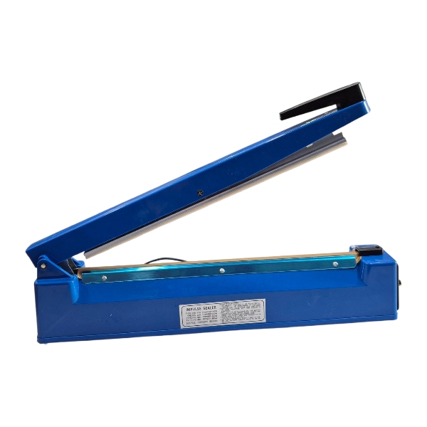 دستگاه پرس دوخت پلاستیک دستی مدل PFS_400 تایمردار